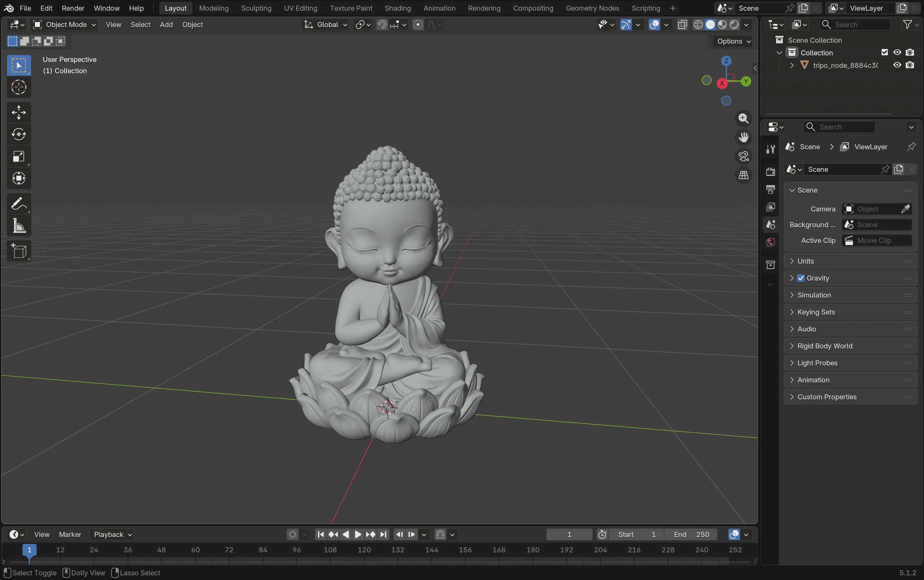 Uploaded 3D model